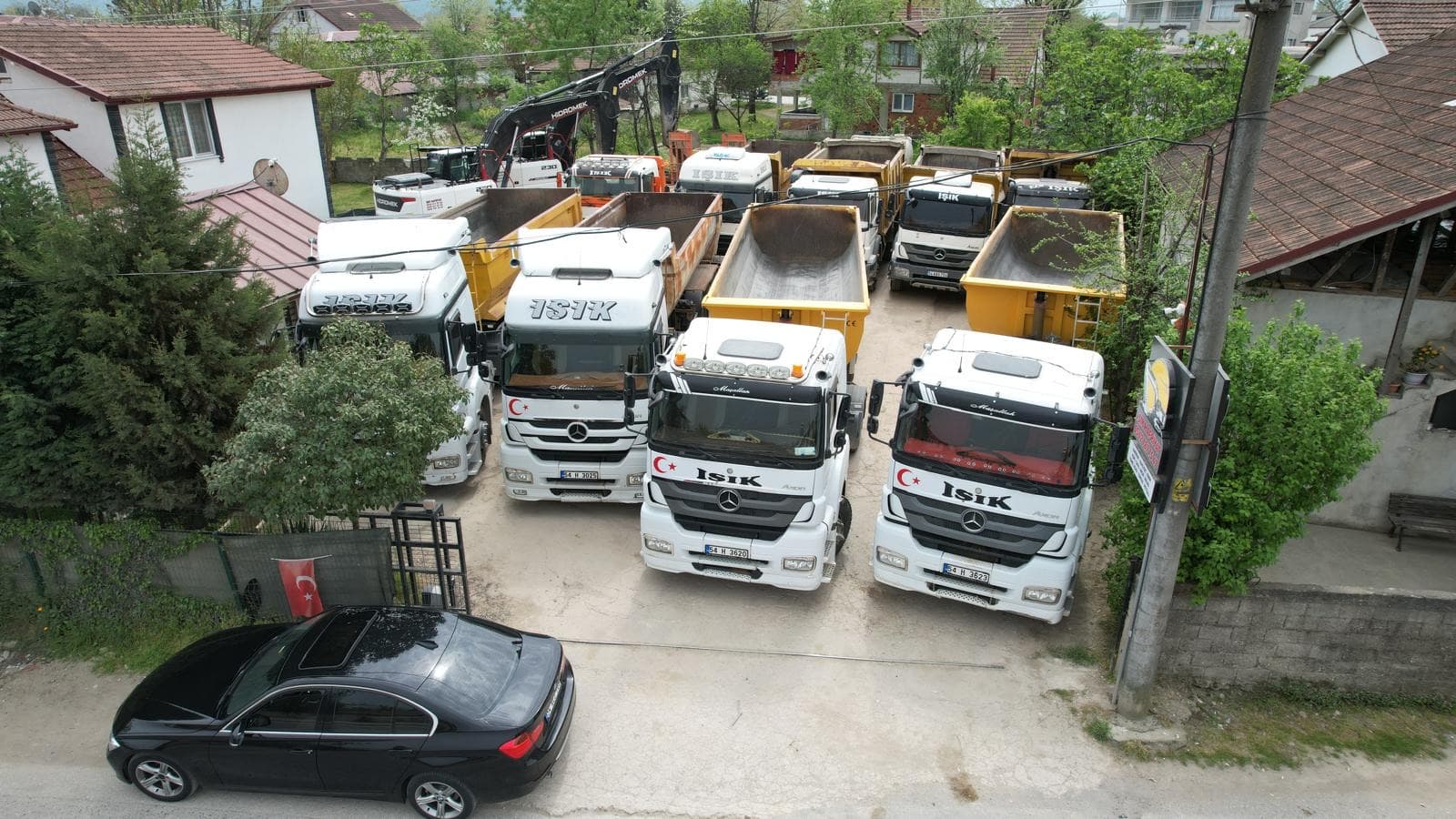 Işık Hafriyat araç filosu